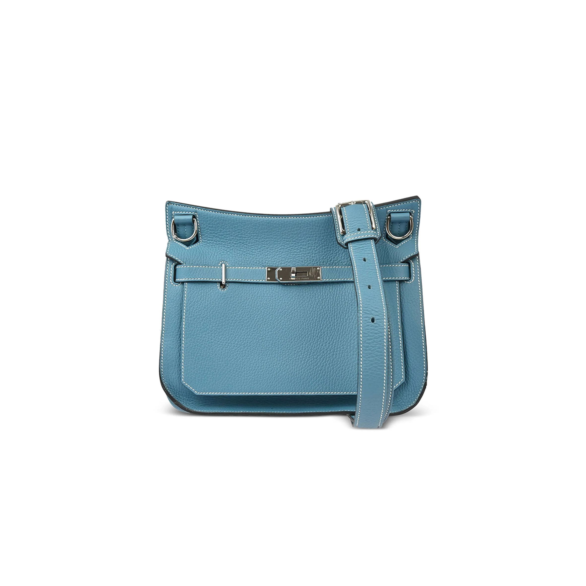 HERMÈS MASTER TAURILLON CLEMENCE JYPSIERE 28 BLUE JEAN (28*22*12cm) 